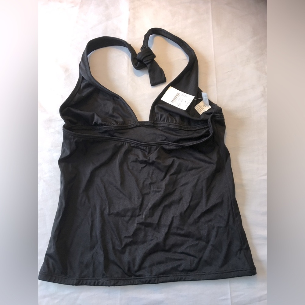 NWT J Crew swim halter top szL long torso